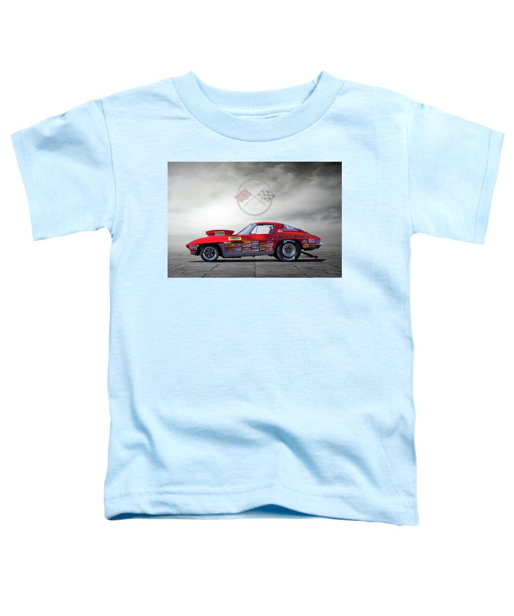 Chevrolet Toddler T-Shirt featuring the photograph Corvette Profile by Peter Chilelli