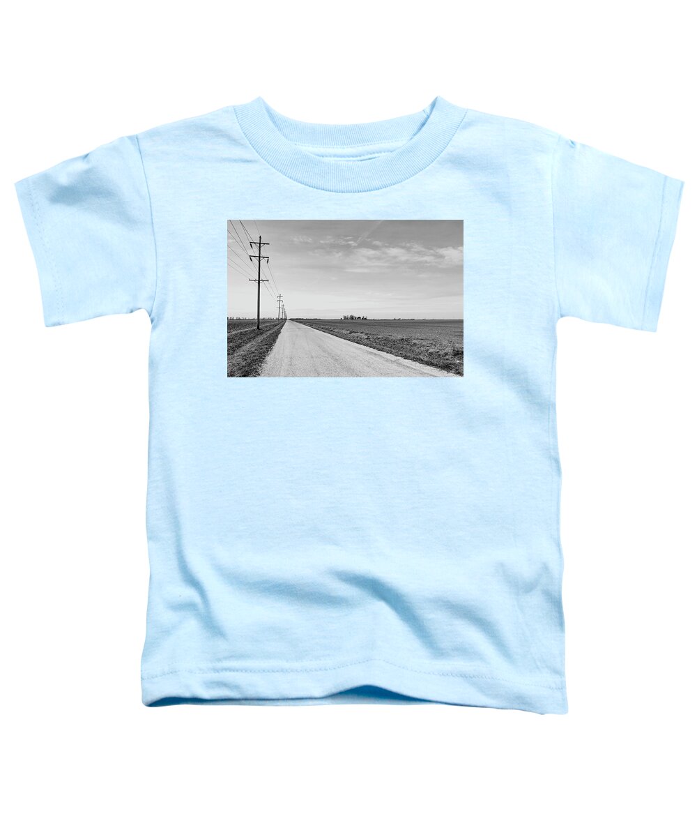 Rural Toddler T-Shirt featuring the photograph Country Roads by Holly Ross