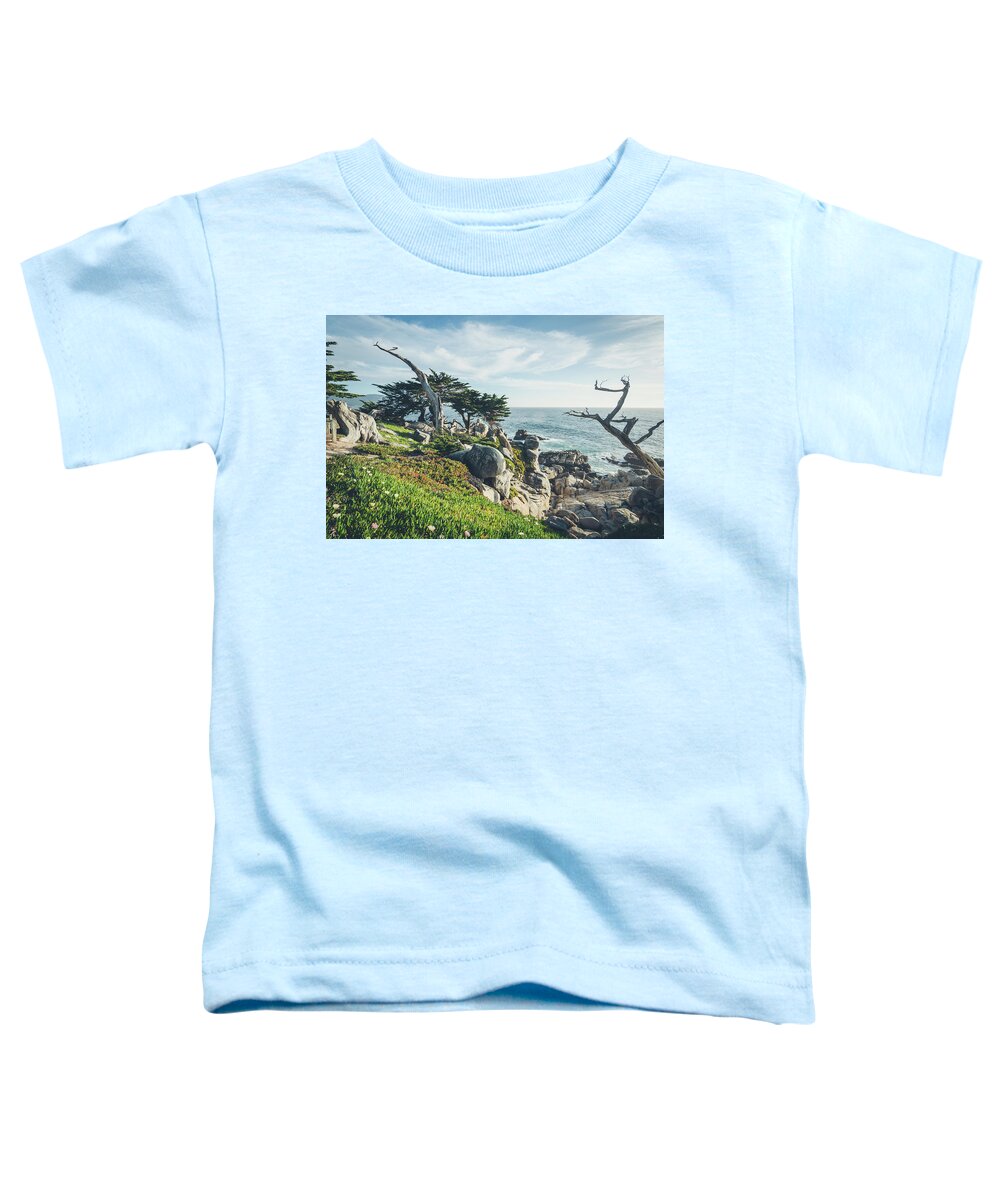 Landscape Toddler T-Shirt featuring the photograph Craggy Coast by Margaret Pitcher