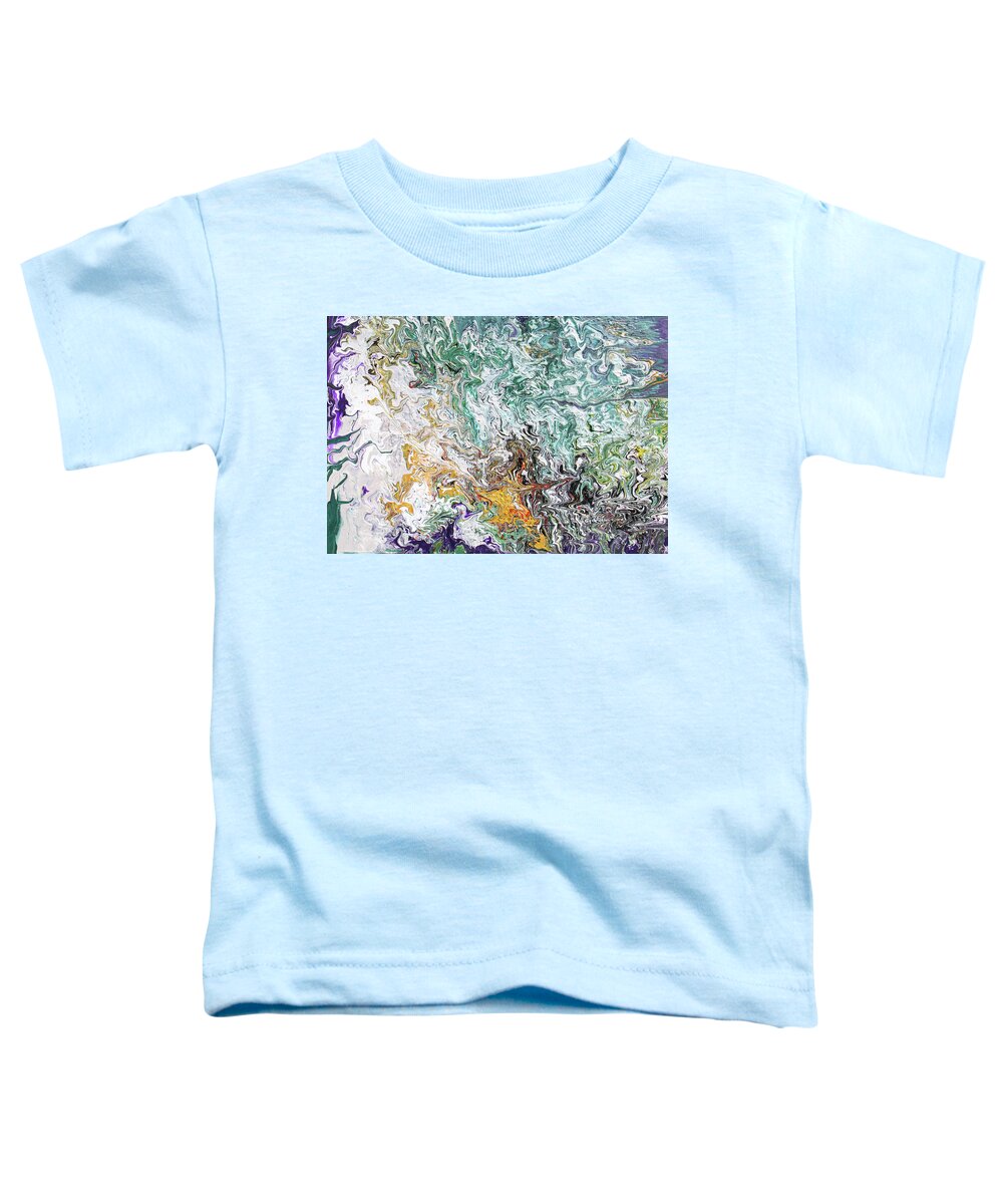 Fusionart Toddler T-Shirt featuring the painting Crystallize by Ralph White