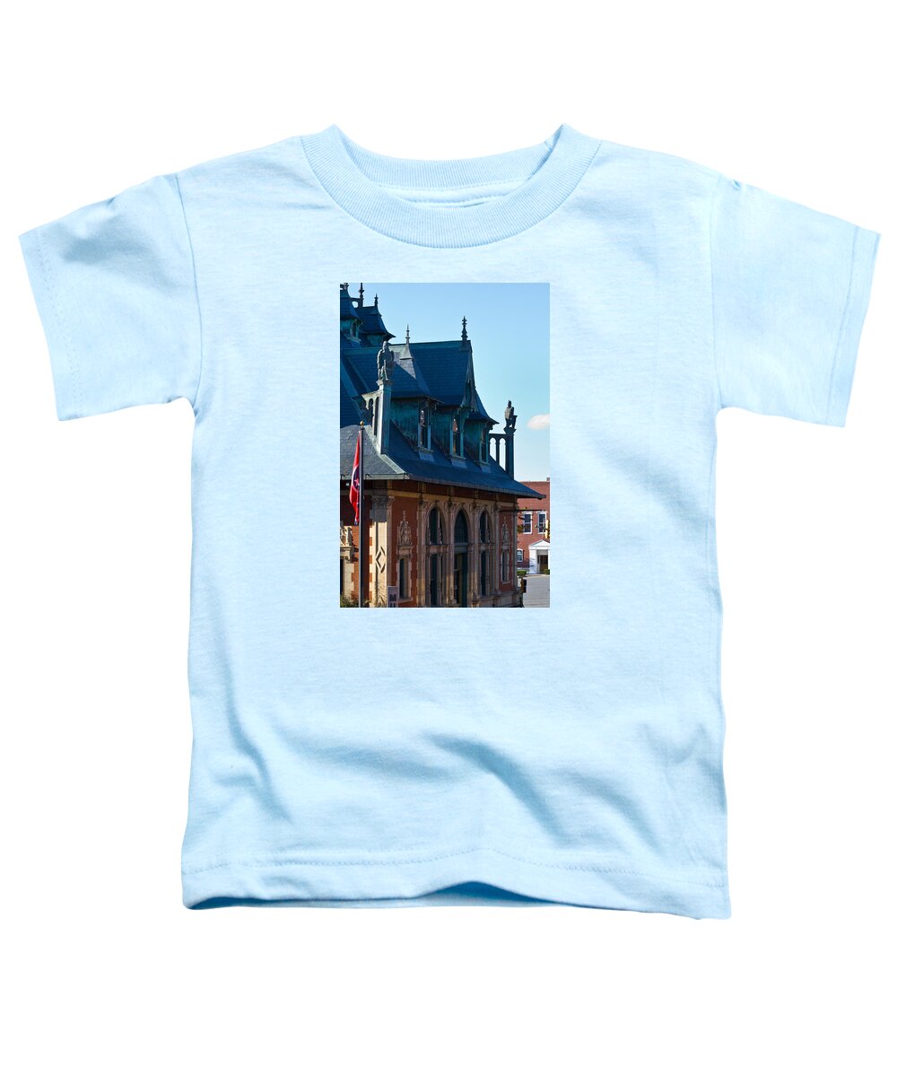 Architecture Toddler T-Shirt featuring the photograph Customs House in Clarksville by Ed Gleichman
