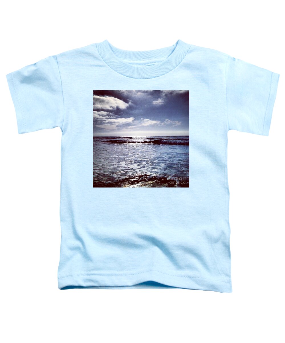 Pacific Ocean Toddler T-Shirt featuring the photograph Del Mar Storm by Denise Railey