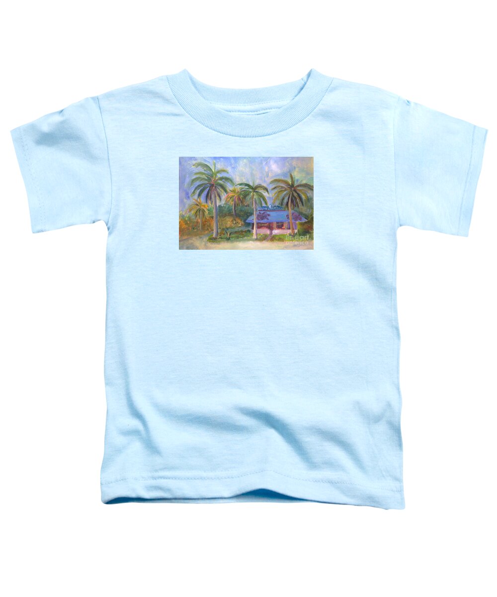 America Toddler T-Shirt featuring the painting Docs All American by Donna Walsh