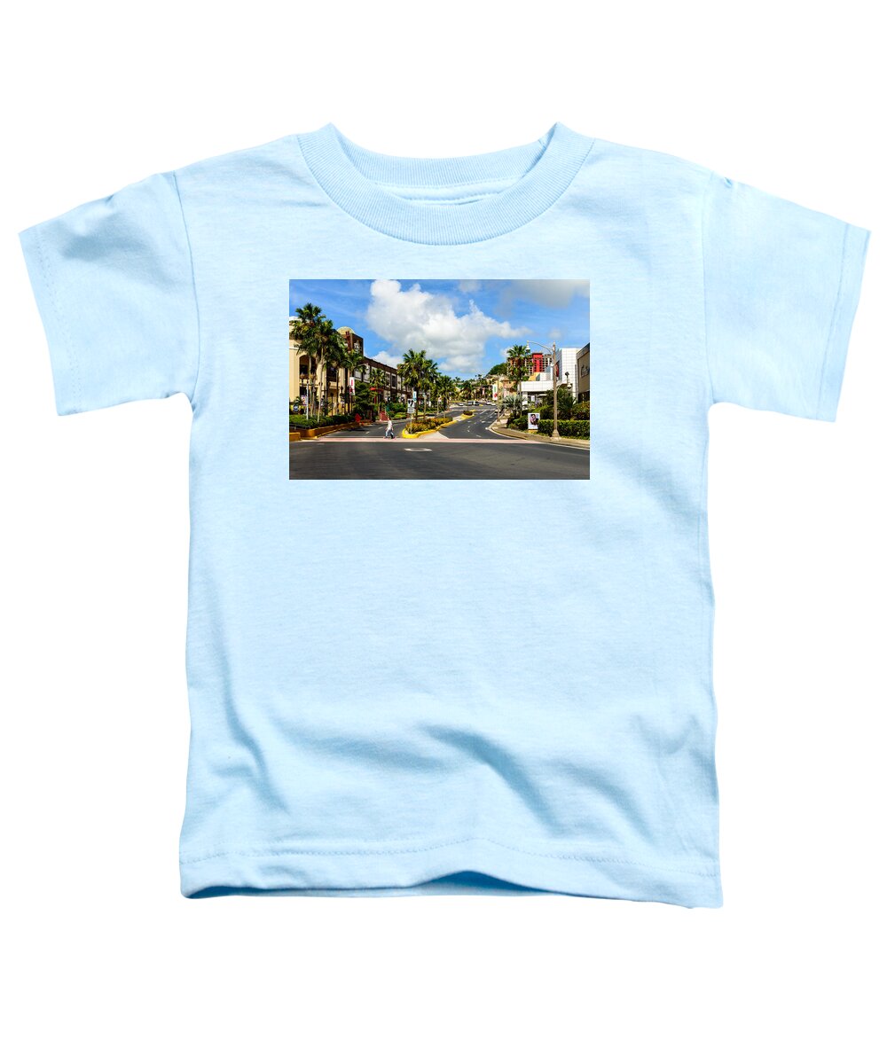 Architecture Toddler T-Shirt featuring the photograph Downtown Tamuning Guam by Michael Scott