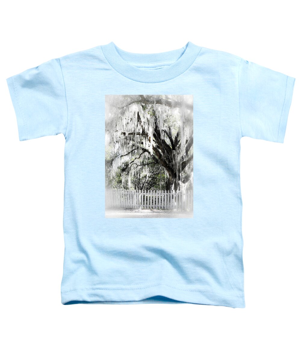 Southern Oak Tree Toddler T-Shirt featuring the photograph Dreamy Southern Oak Tree by Carolyn Marshall