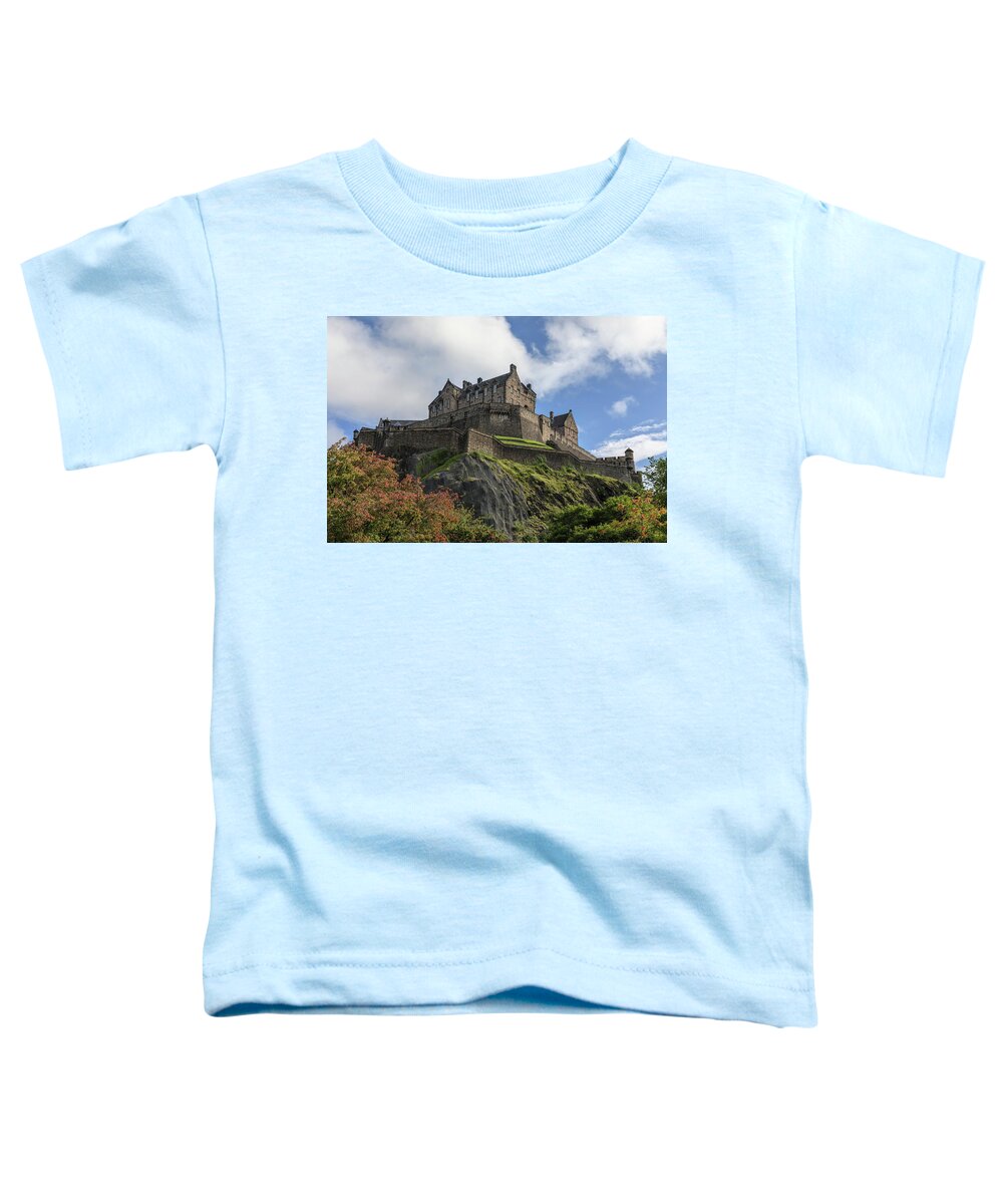 Edinburgh Castle Toddler T-Shirt featuring the photograph Edinburgh - Scotland by Joana Kruse