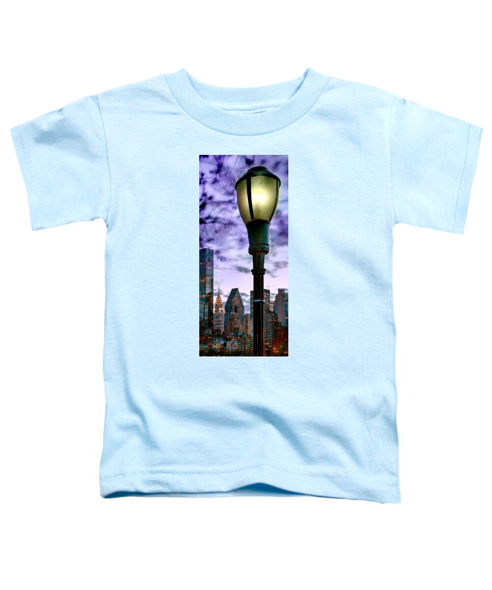 New York City Toddler T-Shirt featuring the photograph Evening Glow by Az Jackson