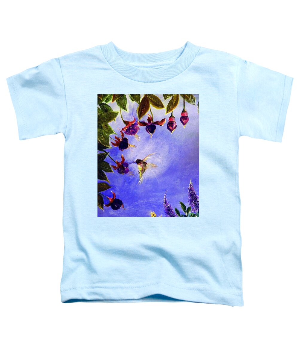 Fabulous Toddler T-Shirt featuring the painting Fabulous Fast Food by Lisa Kaiser
