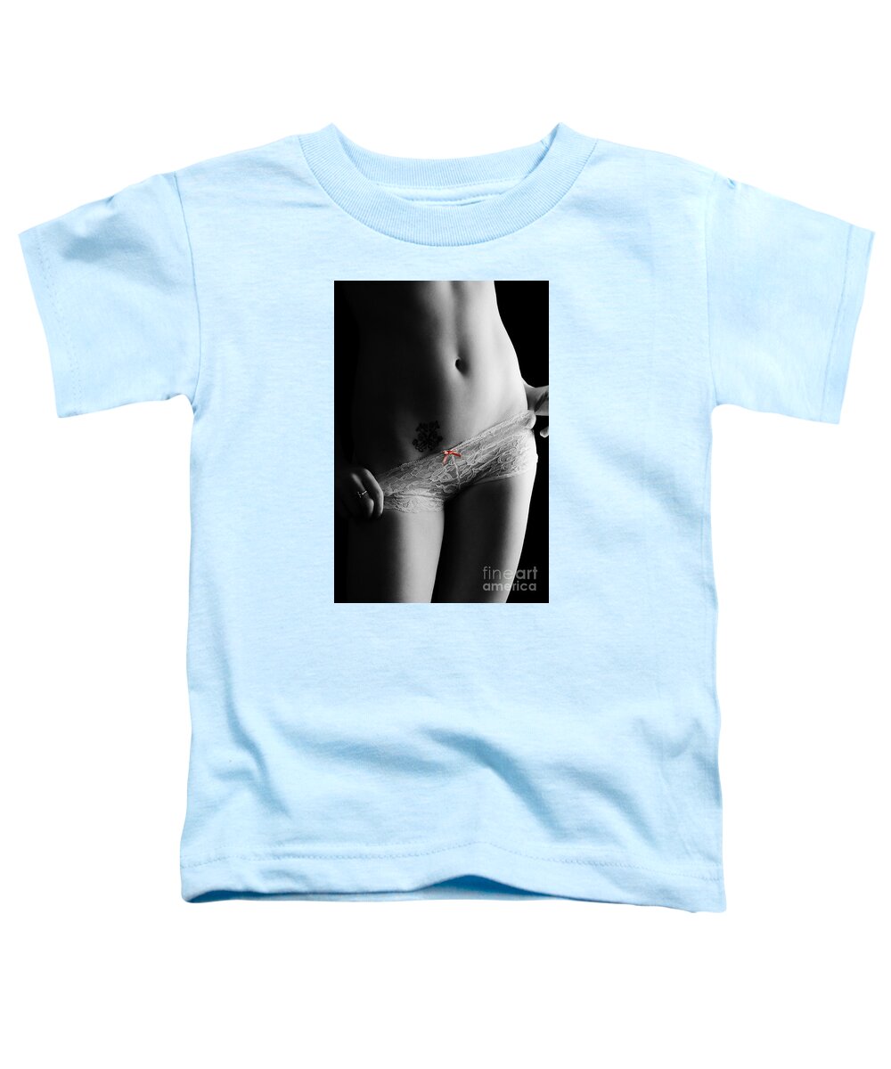 Artistic Toddler T-Shirt featuring the photograph Fantasy in a Bow by Robert WK Clark