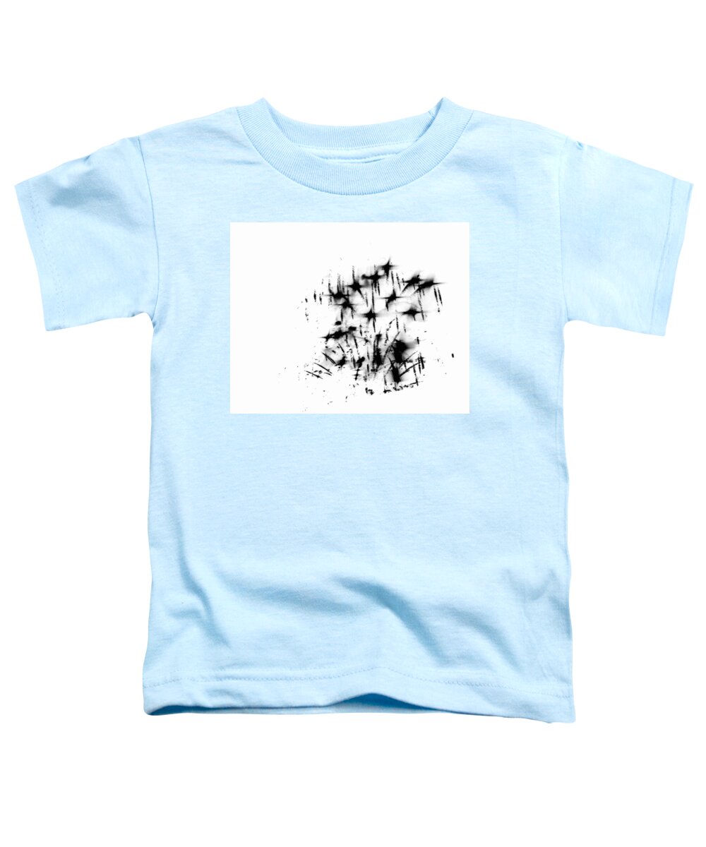 Line Toddler T-Shirt featuring the drawing Firework Abstract 7 by Michelle Calkins