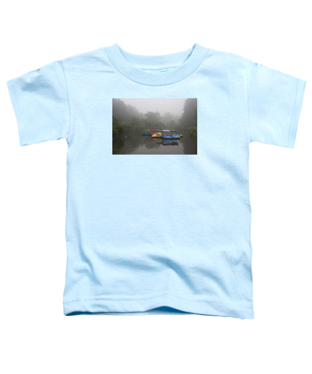 Morning Toddler T-Shirt featuring the photograph Foggy Morning by Masami Iida