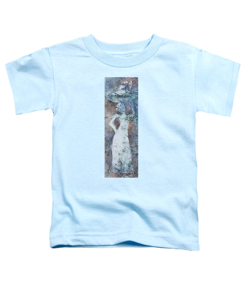 African Woman Toddler T-Shirt featuring the painting From Generation To Generation by Ilona Petzer
