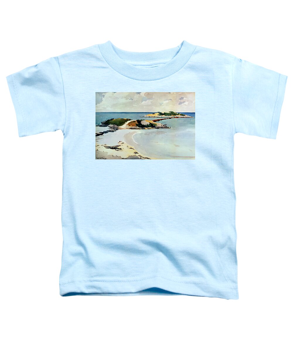 Winslow Homer Toddler T-Shirt featuring the drawing Gallows Island by Winslow Homer