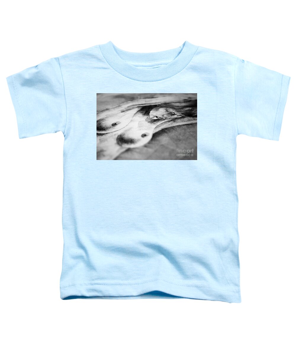 Drawing Toddler T-Shirt featuring the drawing Girl art portrait drawing by Dimitar Hristov