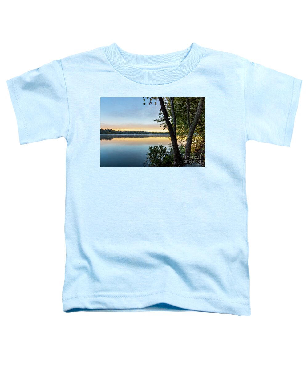 Ozarks Toddler T-Shirt featuring the photograph Glorious Autumn Morning by Jennifer White