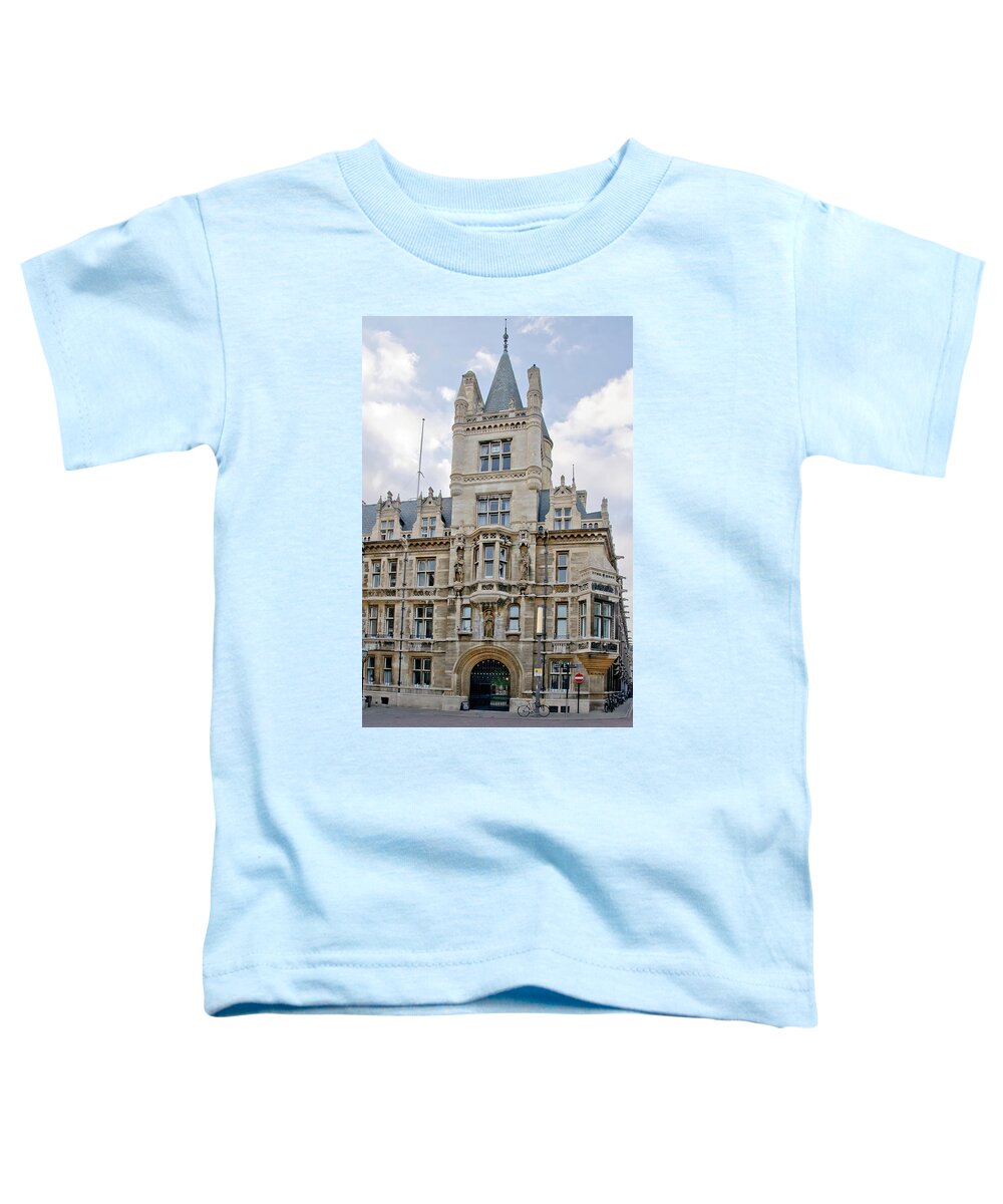 Gonville And Caius College Toddler T-Shirt featuring the photograph Gonville and Caius College. Cambridge. by Elena Perelman