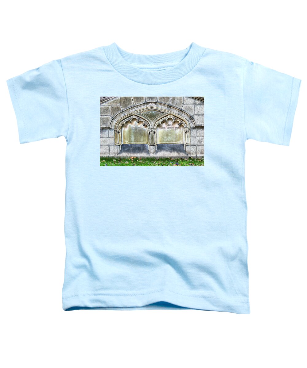 Cemetery Toddler T-Shirt featuring the photograph Gothic Crypt by Paul W Faust - Impressions of Light