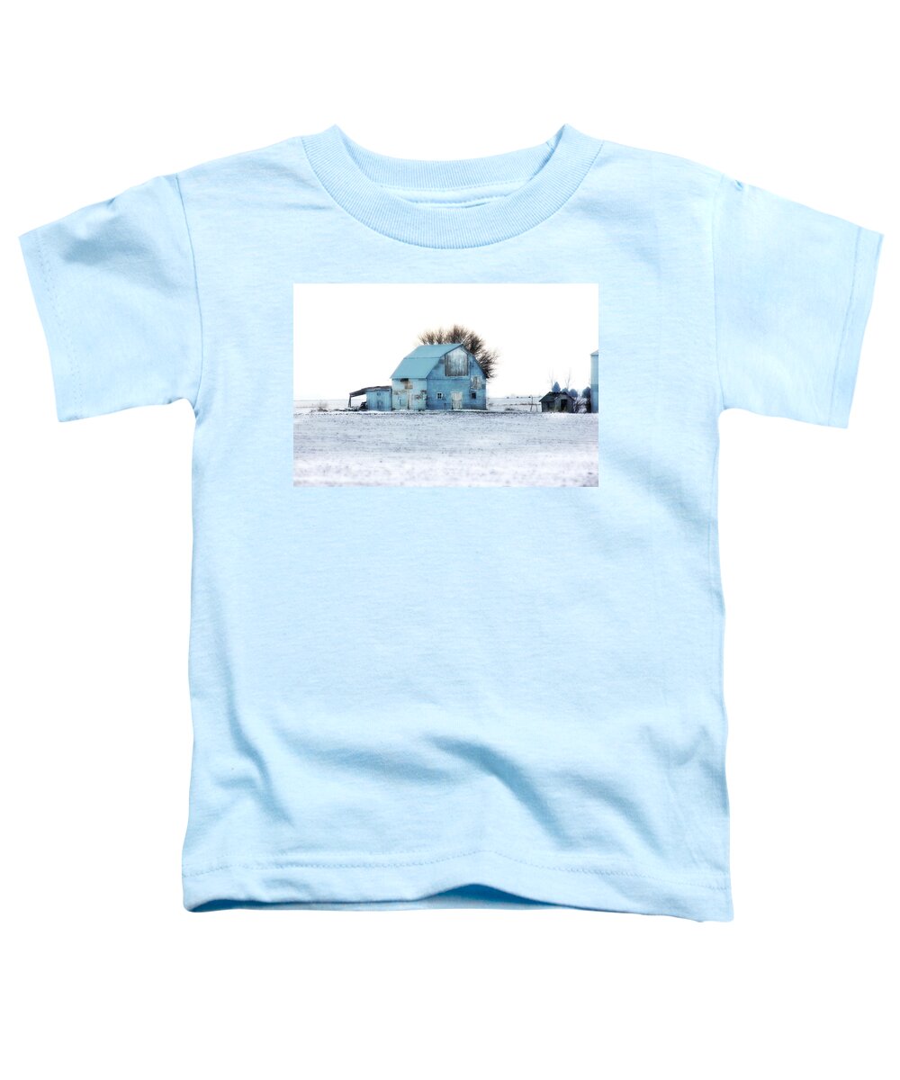 Barn Toddler T-Shirt featuring the photograph Grays by Julie Hamilton