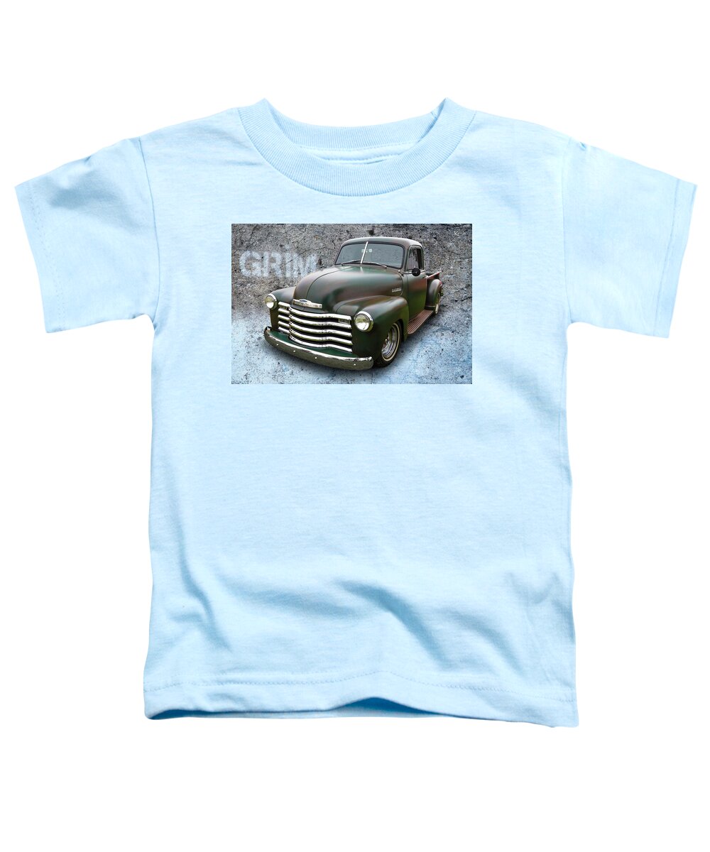 Chev Toddler T-Shirt featuring the photograph Grim by Keith Hawley
