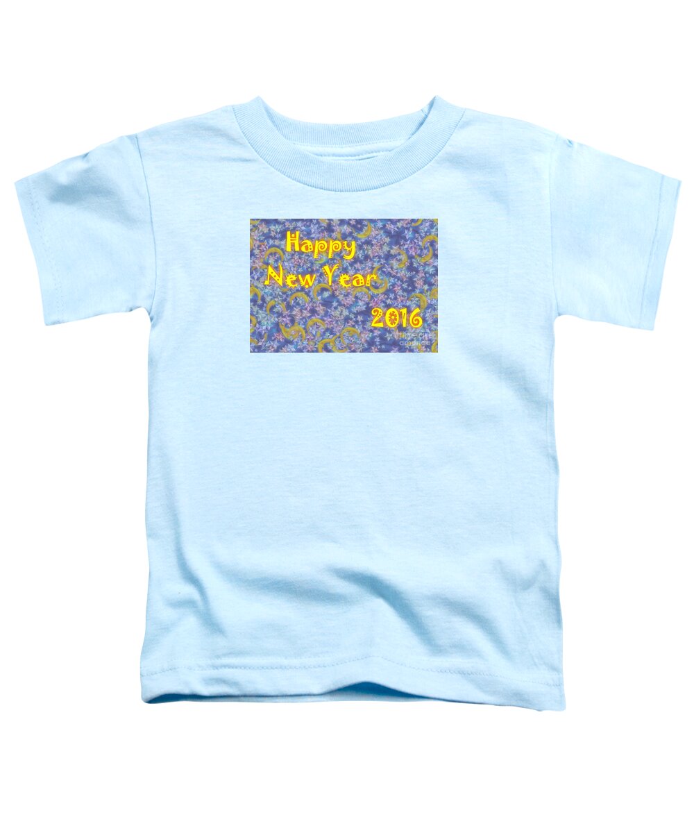 Art Toddler T-Shirt featuring the photograph Happy New Year 2016 by Jean Bernard Roussilhe