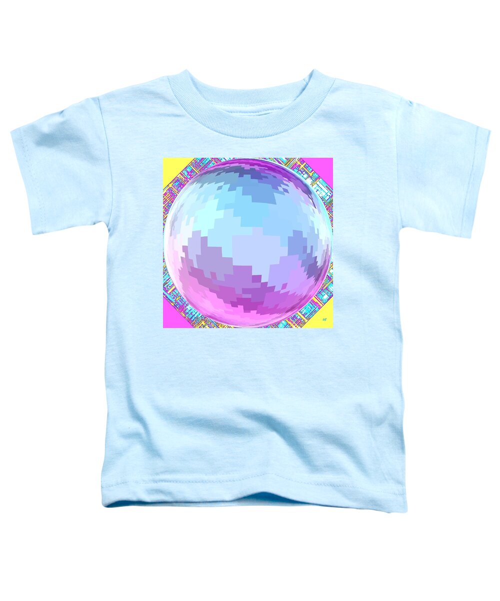 Abstract Toddler T-Shirt featuring the digital art Harmony 4 by Will Borden
