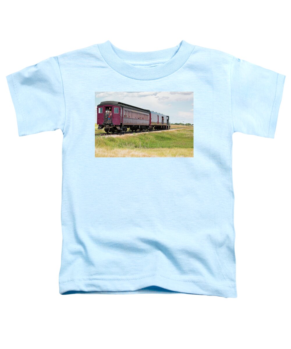 Car Toddler T-Shirt featuring the photograph Heading to Town by David Buhler
