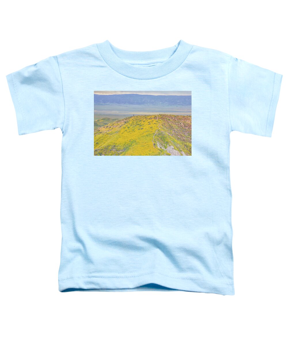 California Toddler T-Shirt featuring the photograph Hiking the Temblor by Marc Crumpler