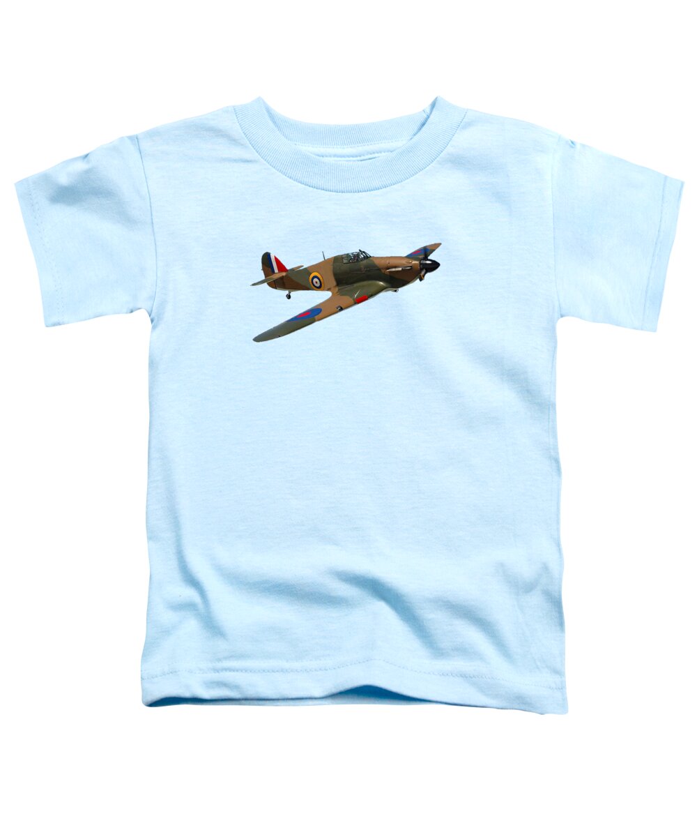Aeroplane Toddler T-Shirt featuring the photograph Hurricane Fighter Plane by Roy Pedersen