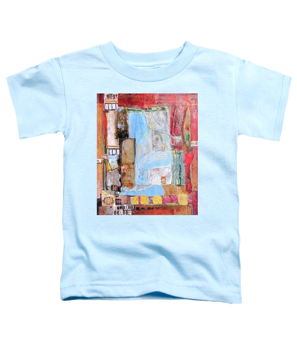 Contemporary Toddler T-Shirt featuring the painting Imperialism by Carole Johnson
