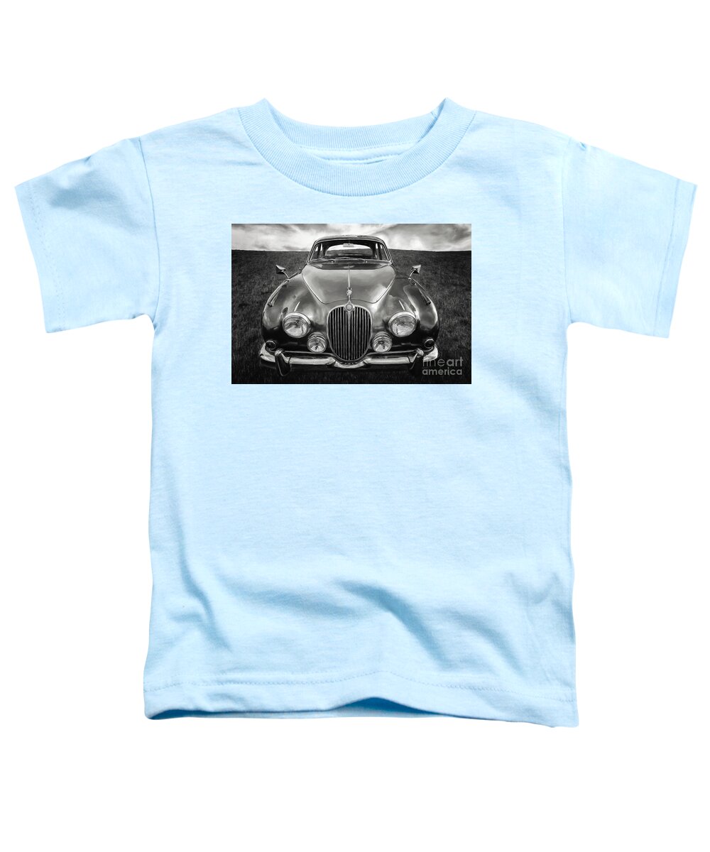 Jag Toddler T-Shirt featuring the photograph Jaguar MK II 3.8 Litre by Adrian Evans