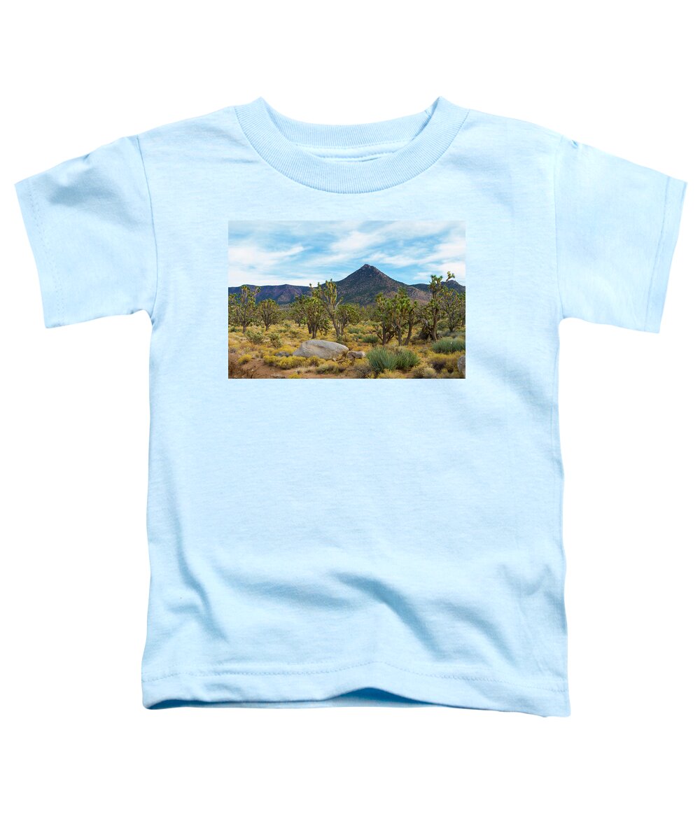 Joshua Tree Forest Toddler T-Shirt featuring the photograph Joshua Tree Forest by Bonnie Follett