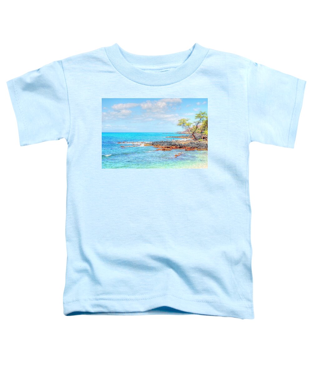 Maui Toddler T-Shirt featuring the photograph Kihei Paradise by Richard Omura