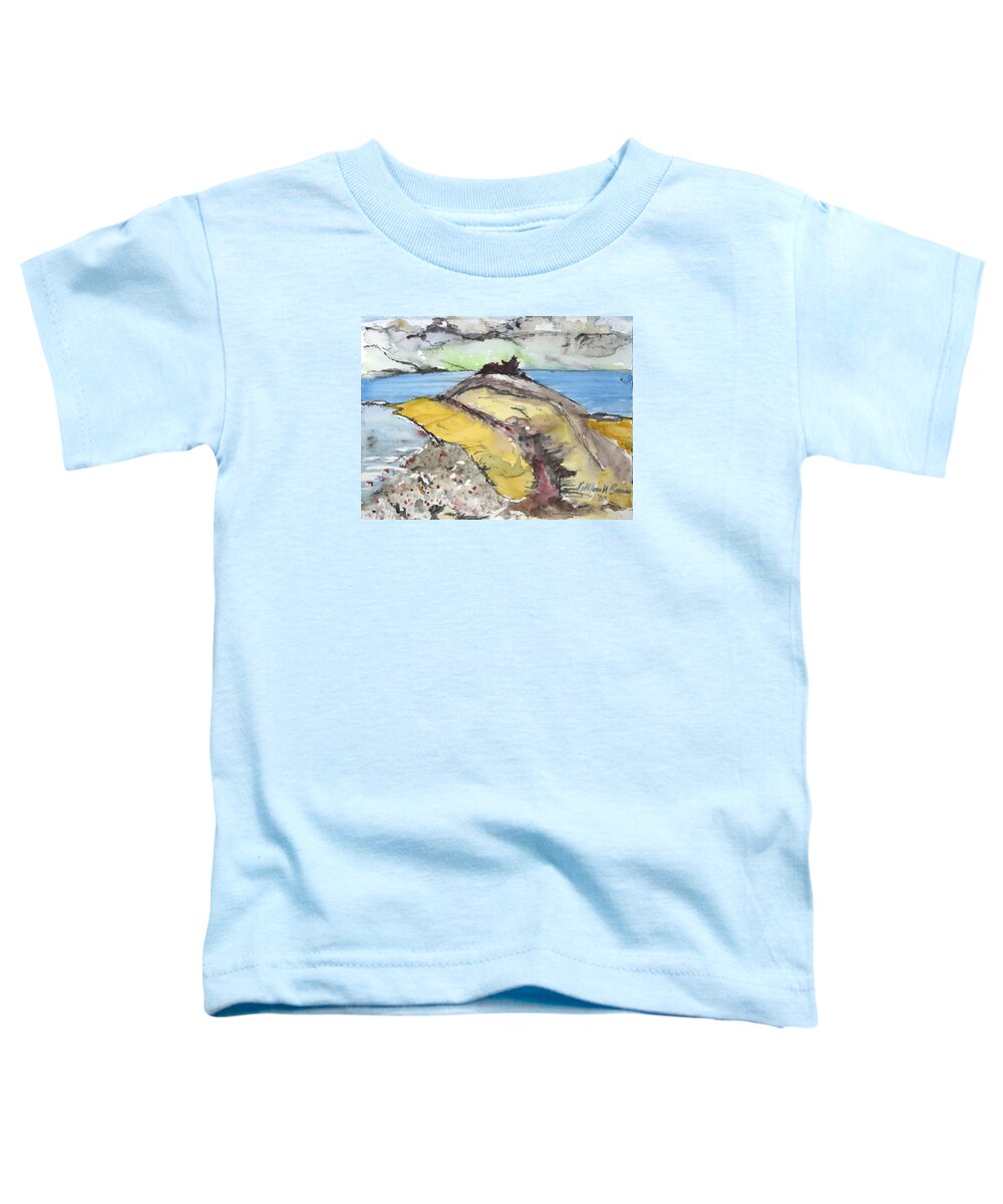  Toddler T-Shirt featuring the painting Kinnacurra by Kathleen Barnes