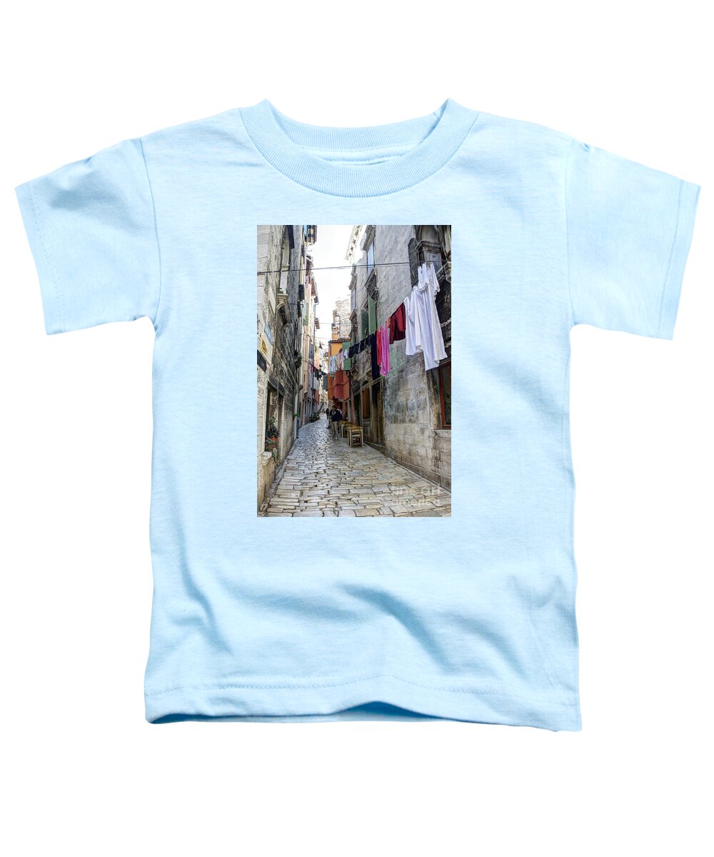 Europe Toddler T-Shirt featuring the photograph Laundry Day 1 by Crystal Nederman