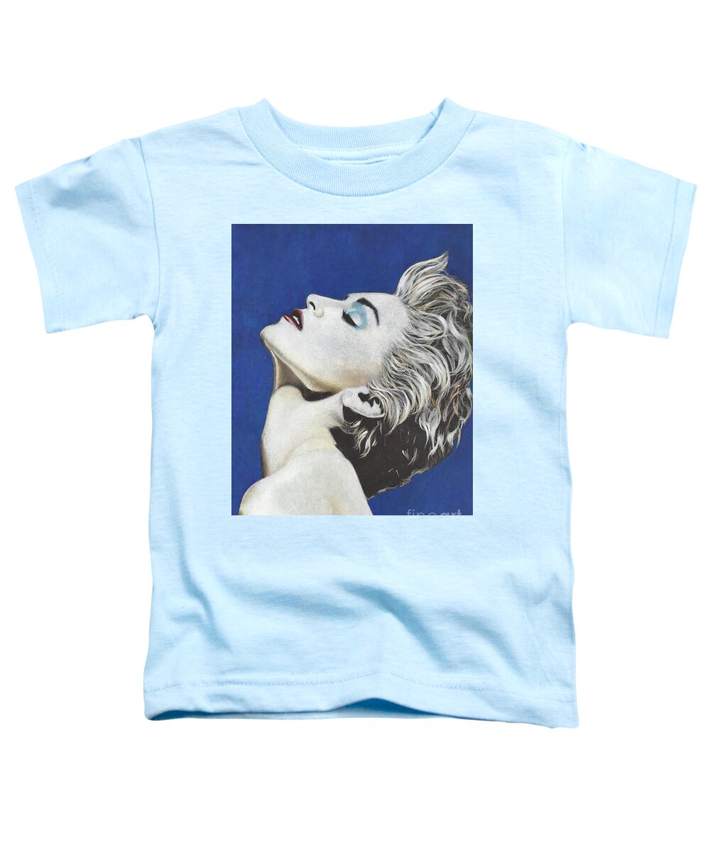 Madonna True Blue Toddler T-Shirt by Joe Hendry -