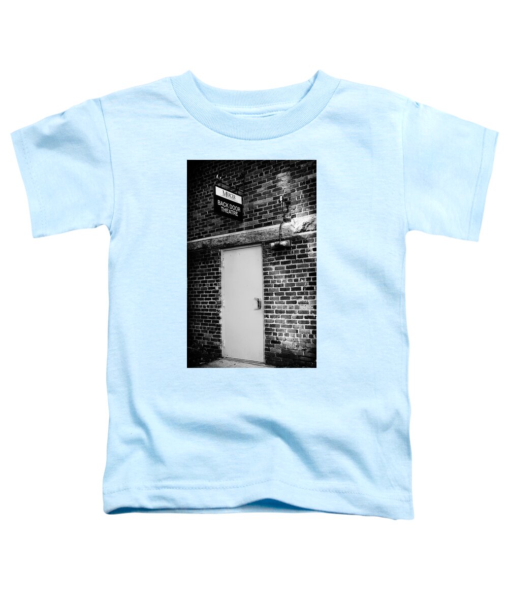 Mercer University Toddler T-Shirt featuring the photograph Mercer Back Door Theatre by Stephen Stookey