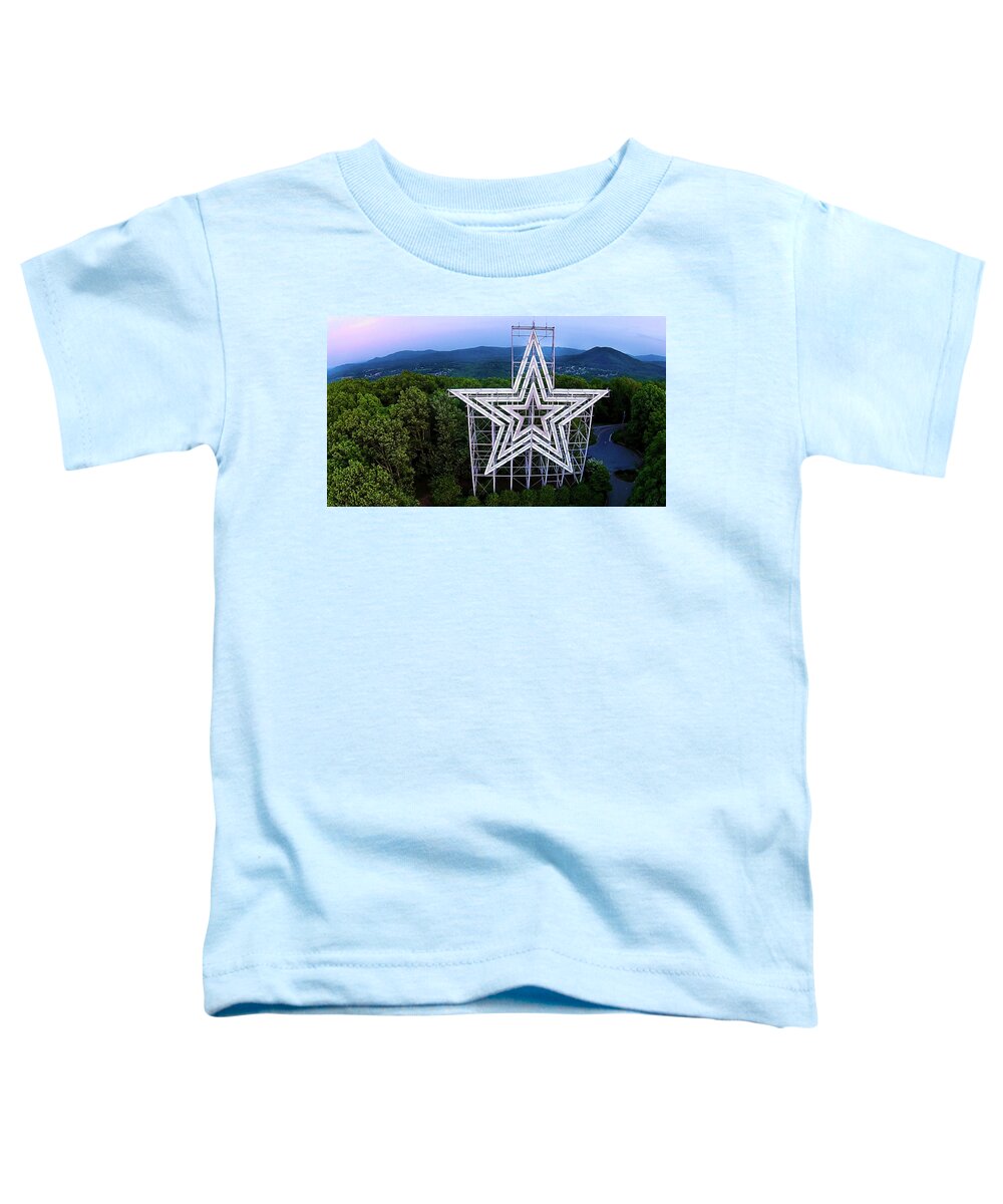 Mill Mountain Toddler T-Shirt featuring the photograph Mill Mountain 5 by Star City SkyCams