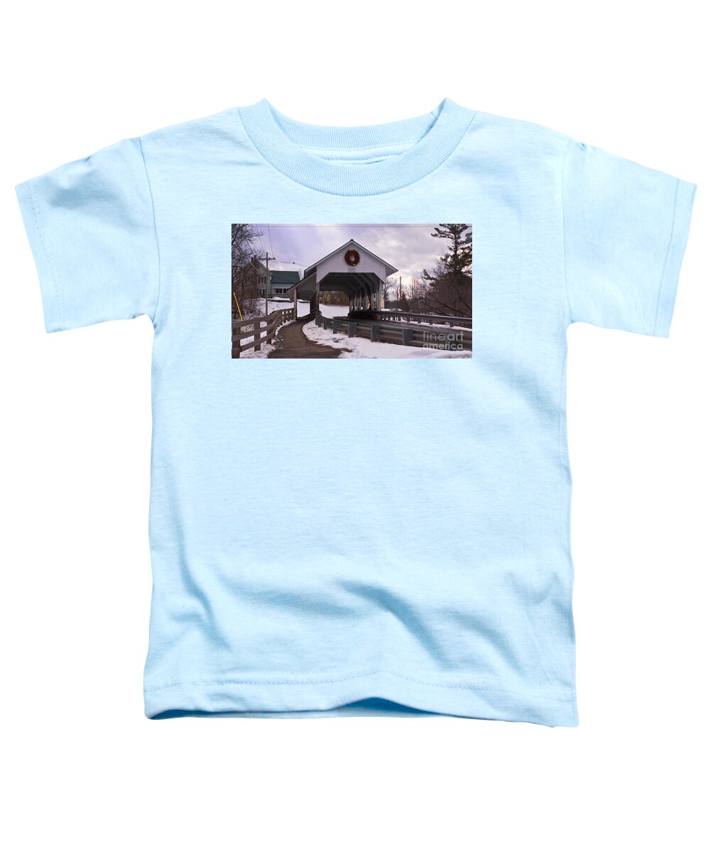 Millers Run Bridge Toddler T-Shirt featuring the photograph Millers Run Bridge by Scenic Vermont Photography