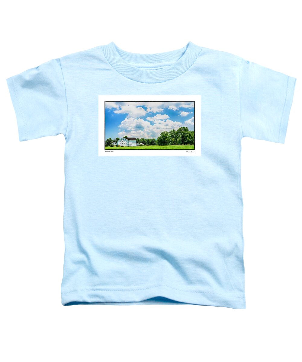 Rural Toddler T-Shirt featuring the photograph Mingoville Clouds by R Thomas Berner