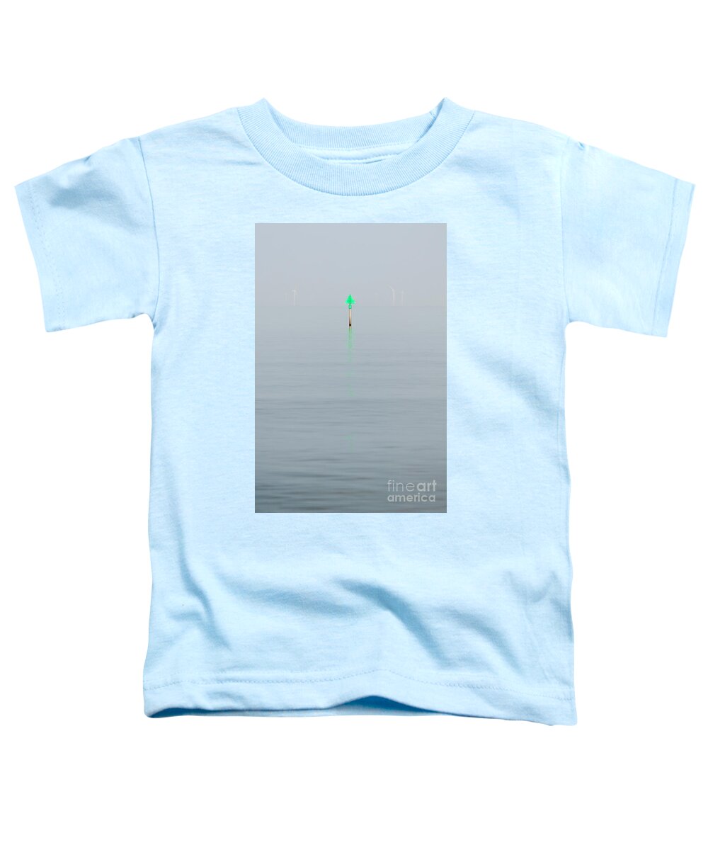 Seaside Toddler T-Shirt featuring the photograph Misty sea by Steev Stamford