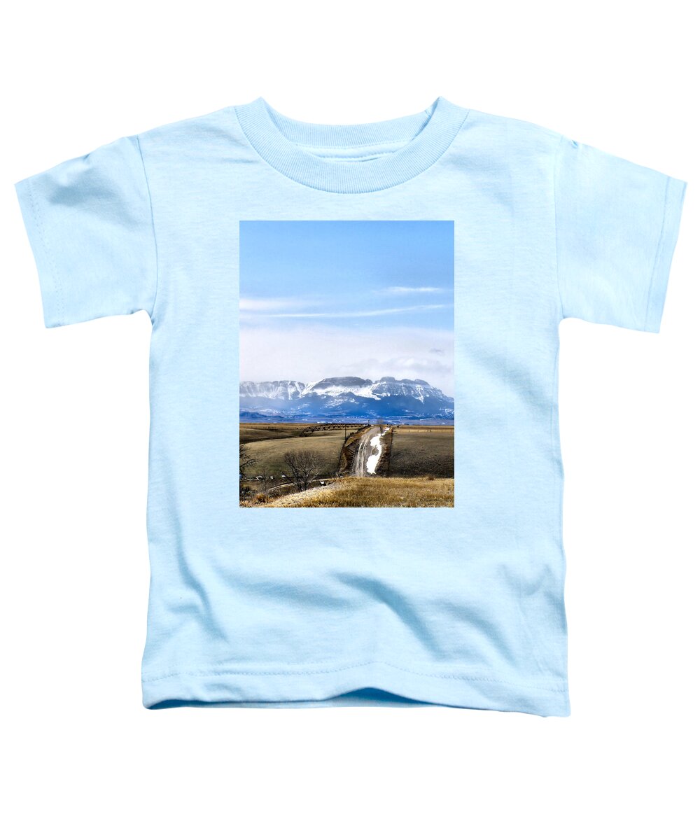 Montana Toddler T-Shirt featuring the photograph Montana Scenery one by Susan Kinney