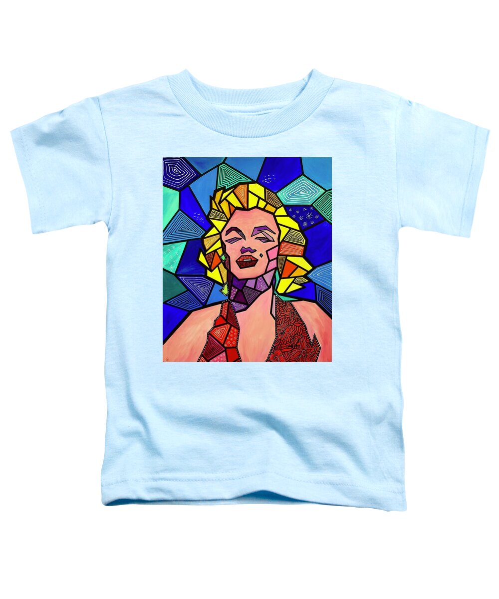 Marilyn Monroe Toddler T-Shirt featuring the photograph My Marilyn by Marconi Calindas