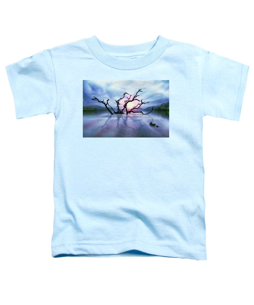 Appalachia Toddler T-Shirt featuring the photograph Mysterious Dawn by Debra and Dave Vanderlaan