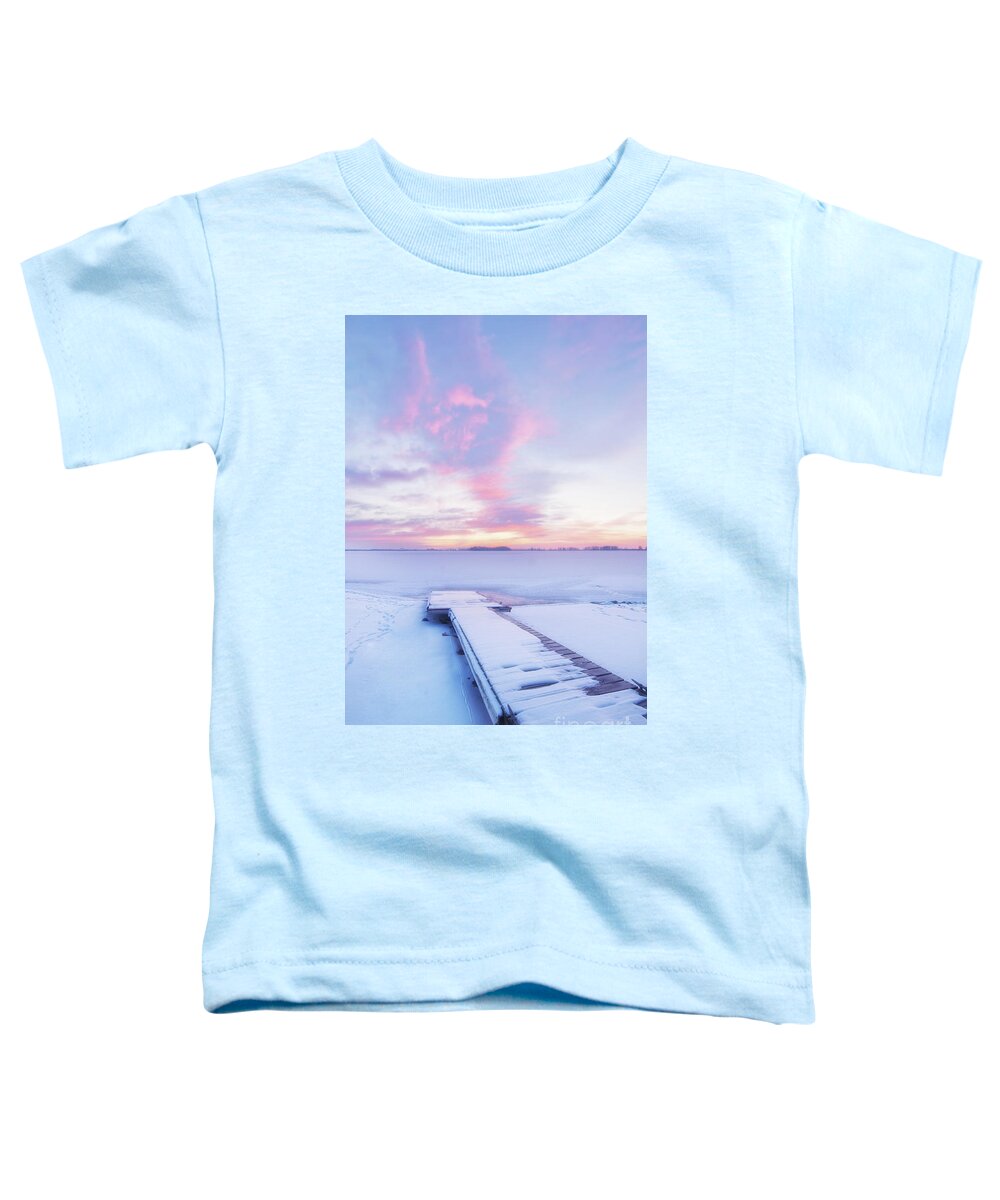 Lake Toddler T-Shirt featuring the photograph No Fishing Today by Ronda Kimbrow