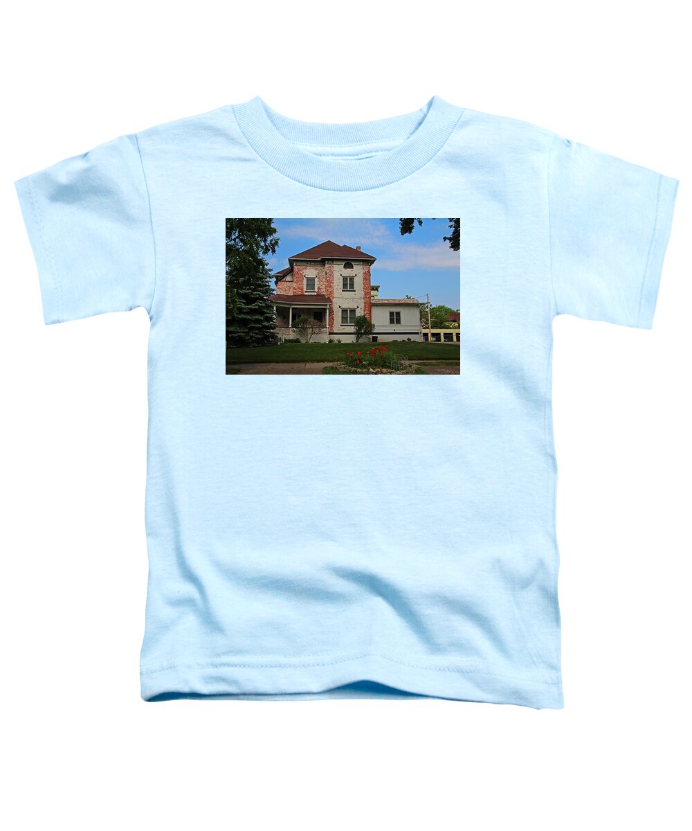 Old West End Toddler T-Shirt featuring the photograph Old West End Monroe and Robinwood by Michiale Schneider