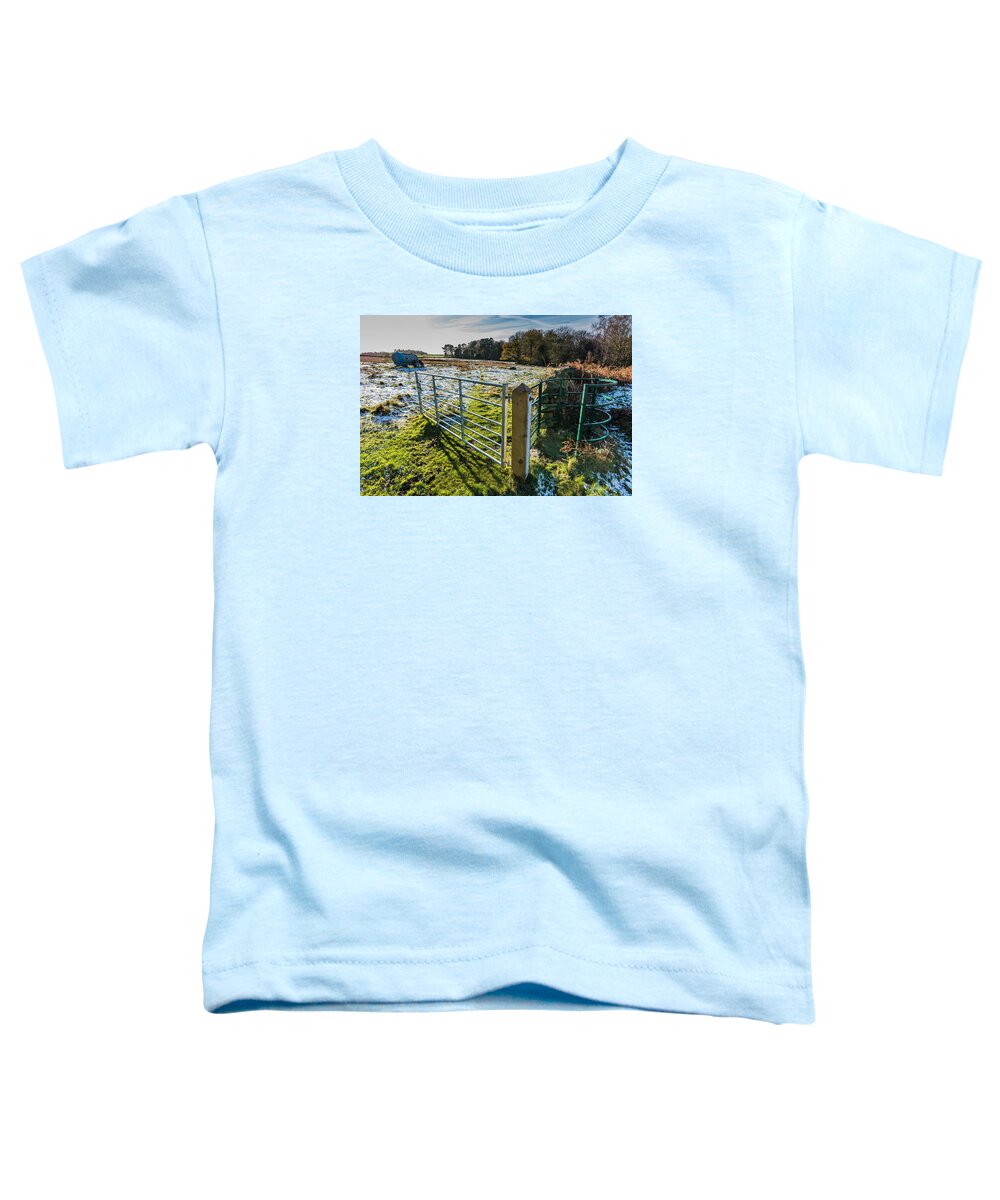 Charnwood Toddler T-Shirt featuring the photograph Open Gate by Nick Bywater