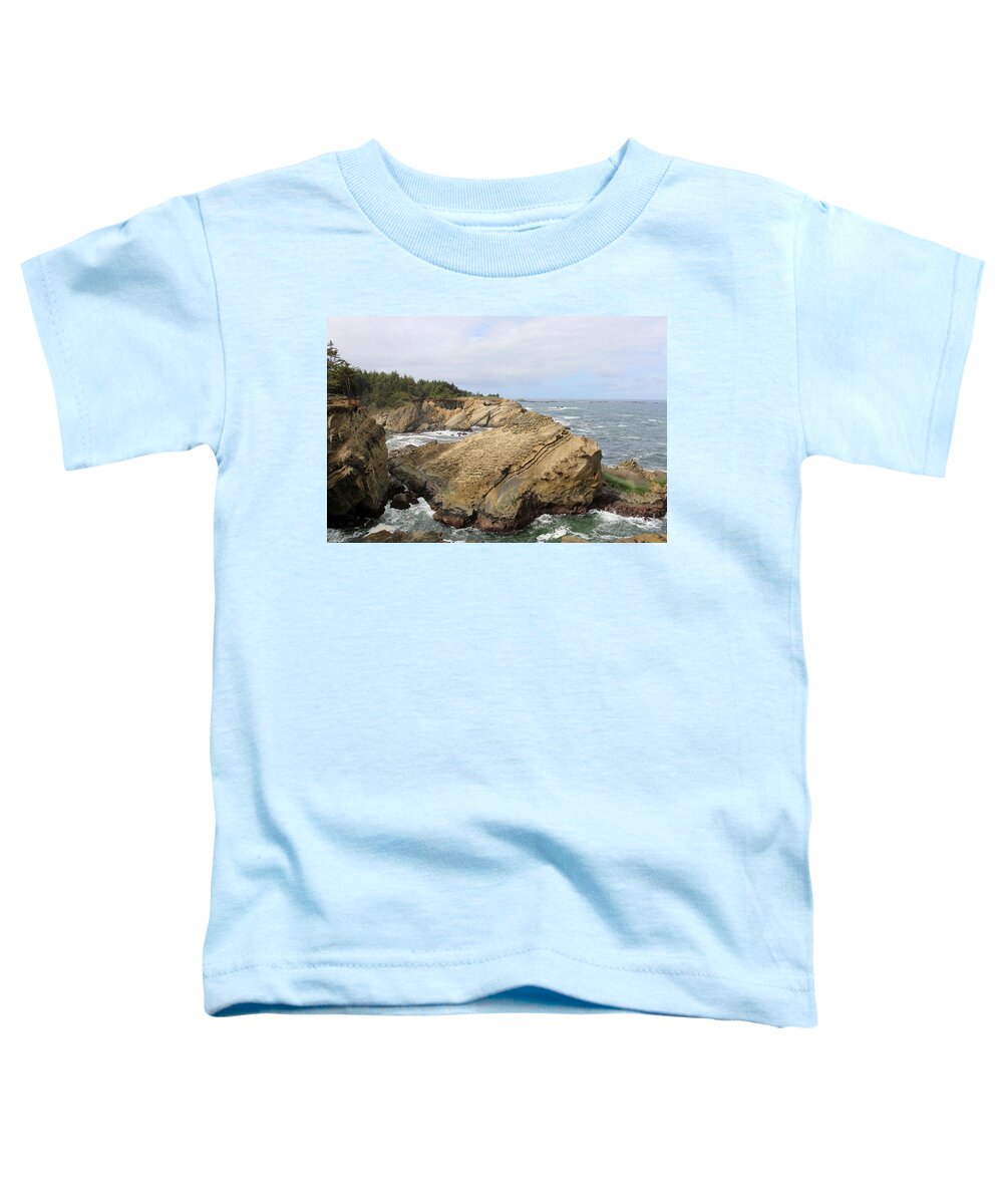 Oregon Coast Toddler T-Shirt featuring the photograph Oregon Coast - 77 by Christy Pooschke