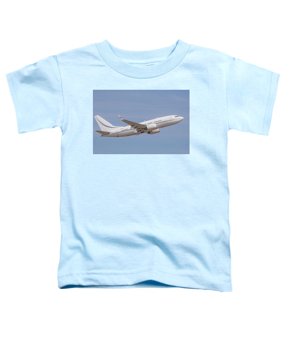 Kazakhstan Toddler T-Shirt featuring the photograph P4-KAZ Kazakhstan Government 737 by Dart Humeston