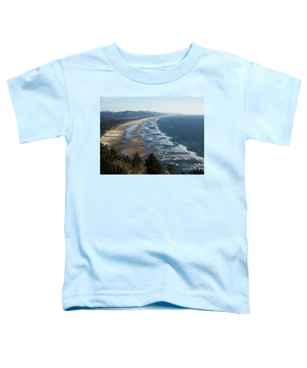 Pacific Ocean Toddler T-Shirt featuring the photograph Pacific Ocean - Oswald West by Julie Rauscher