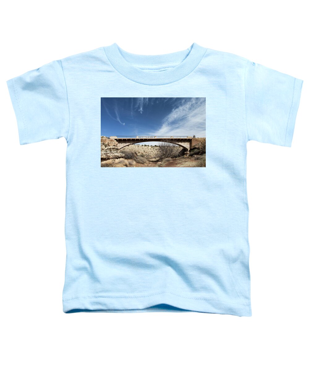 Bridge Toddler T-Shirt featuring the photograph Padre Canyon Bridge on Route 66 by Rick Pisio
